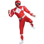 Rote Power Rangers Faschingskostüme & Karnevalskostüme Größe XXL 