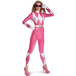Disguise Sabans Mighty Morphin Power Rangers Pink Ranger Sassy Bodysuit Kostüm