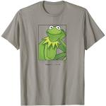 Graue Burlesque Sesamstraße Kermit T-Shirts für Herren Größe S 