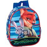 Disney 28 cm Pixar Zootropolis Badge Junior-Rucksack (blau)