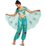 Grüne Aladdin Faschingskostüme & Karnevalskostüme mit Glitzer für Damen Größe S 