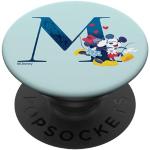 Disney Alphabet Monogram Letter M for Mickey & Minnie Mouse PopSockets mit austauschbarem PopGrip