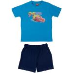 Blaue United Labels Cars Lightning McQueen Bio Kinderschlafanzüge & Kinderpyjamas aus Baumwolle für Jungen Größe 110 