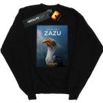 Schwarze Langärmelige König der Löwen Zazu Damensweatshirts mit Löwen-Motiv Größe XXL 