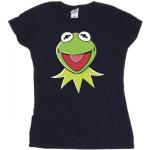 Schwarze Langärmelige Sesamstraße T-Shirts aus Baumwolle für Damen Größe XXL 