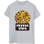 Graue Langärmelige König der Löwen Simba T-Shirts für Damen Größe 3 XL 