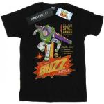 Schwarze Langärmelige Toy Story Buzz Lightyear T-Shirts für Damen Größe 5 XL 