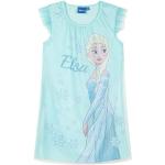 Hellblaue Motiv Die Eiskönigin Elsa Kindernachthemden & Kindernachtkleider für Mädchen Größe 98 