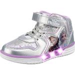 Silberne Die Eiskönigin - völlig unverfroren High Top Sneaker & Sneaker Boots ohne Verschluss für Kinder Größe 31 