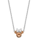 Reduzierte Aprikose Entenhausen Minnie Maus Silberketten mit Namen aus Silber für Kinder 