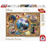 Disney, Dreams Collage - 2000 Teile Puzzle (Thomas Kinkade)