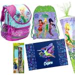 Disney Fairies Tinkerbell 9 T Set Schulranzen Ranzen Schultüte Federmappe Tasche
