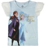 Hellblaue Motiv Cerda Die Eiskönigin Elsa Kinder T-Shirts mit Glitzer für Mädchen Größe 116 für den für den Sommer 