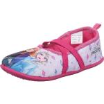 Disney Frozen Hausschuhe Eiskönigin Mädchen Schuhe mit Klettverschluss Gr 23-26 