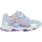 Silberne Leomil Die Eiskönigin Elsa LED Schuhe & Blink Schuhe mit Glitzer mit Klettverschluss für Kinder für den für den Herbst 