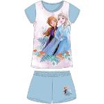 Frozen Kinder Mädchen Schlafanzug Set Pyjama Langarm Elsa Anna Disney 104-140 