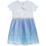Himmelblaue Bestickte Die Eiskönigin Elsa Kindernachthemden & Kindernachtkleider aus Tüll für Mädchen Größe 104 