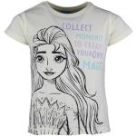 Kurzärmelige Die Eiskönigin - völlig unverfroren Elsa Rundhals-Ausschnitt Printed Shirts für Kinder & Druck-Shirts für Kinder aus Baumwolle für Mädchen Größe 134 