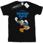 Schwarze Kurzärmelige Entenhausen Donald Duck T-Shirts aus Baumwolle für Herren Größe 5 XL 
