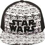 Schwarze Bestickte Star Wars Stormtrooper Snapback-Caps Handwäsche für Herren Einheitsgröße 