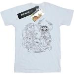 Weiße Kurzärmelige Muppet Show T-Shirts aus Baumwolle für Herren Größe 5 XL 