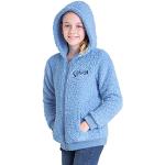 Blaue Lilo und Stitch Stitch Teddyjacken für Kinder & Teddy Fleece Jacken für Kinder aus Fleece für Mädchen 