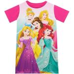 Bunte Kurzärmelige Disney Prinzessinnen Kindernachthemden & Kindernachtkleider für Mädchen Größe 98 
