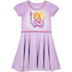 Violette Disney Prinzessinnen Kindernachthemden & Kindernachtkleider mit Glitzer für Mädchen Größe 122 