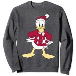 Graue Entenhausen Donald Duck Herrensweatshirts Größe S Weihnachten 