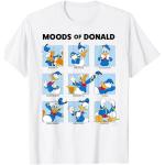 Weiße Entenhausen Donald Duck T-Shirts für Herren Größe S 