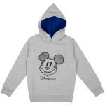 Disney Mickey Mouse Hoodie für Jungen - Kinder Kapuzenpullover Pullover mit Kapuze Sweatshirt Grau (DE/NL/SE/PL, Numerisch, 110, 116, Regular, Grau)