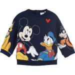 Dunkelblaue Entenhausen Micky Maus Kindersweatshirts für Babys 