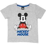 Graue Kurzärmelige United Labels Entenhausen Micky Maus Printed Shirts für Kinder & Druck-Shirts für Kinder aus Baumwolle für Jungen Größe 98 