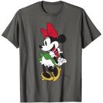 Graue Entenhausen Minnie Maus T-Shirts mit Maus-Motiv für Herren Größe S zum Oktoberfest 