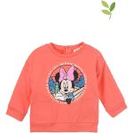 Reduzierte Orange Unifarbene Entenhausen Minnie Maus Bio Rundhals-Ausschnitt Kindersweatshirts Größe 86 