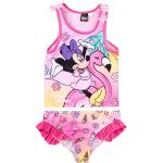 Pinke United Labels Entenhausen Minnie Maus Kindertankinis mit Rüschen aus Polyester für Mädchen Größe 110 