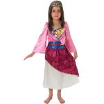 Reduzierte Disney Prinzessinnen Prinzessin-Kostüme mit Glitzer aus Satin für Kinder 
