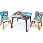 Disney Planes Tisch mit Stühlen 60x60cm aus Holz Kindersitzgruppe Kindersitzgarnitur