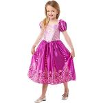 Pinke Rapunzel – Neu verföhnt Rapunzel Prinzessin-Kostüme mit Glitzer aus Polyester für Kinder Größe 140 