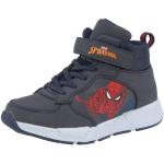 Blaue Spiderman High Top Sneaker & Sneaker Boots mit Klettverschluss Leicht für Kinder Größe 32 