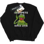 Disney - "The Muppets Kermit Since 1978" Sweatshirt für Damen BI9285 (M) (Schwarz)
