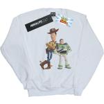 Disney - "Toy Story Buzz And Woody Standing" Sweatshirt für Herren BI47695 (XL) (Weiß)