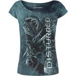 Disturbed T-Shirt - Disturbed Guitar - S bis 4XL - für Damen - Größe L - petrol - EMP exklusives Merchandise