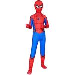 Diudiul Luxus Kids Superheld Spiderman Kostüme für Kinder Action Dress Ups und Zubehör Party Cosplay Kostüm (L(130-140cm), Rot Blau-Kind-New)