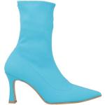 Himmelblaue Divine Follie Sock-Boots für Damen Größe 41 