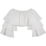 Reduzierte Weiße Dixie Festliche Blusen aus Baumwolle für Damen Größe XXL 