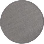 Graue Dixie Runde Sisalteppiche 150 cm aus Sisal 