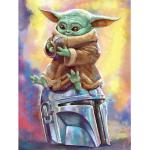 Reduzierte Star Wars Yoda Baby Yoda / The Child Diamond Painting Sets 