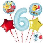 Bunte Zahl 50 Kids Party World Pokemon Runde Folienballons 