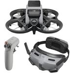 DJI Avata Explorer Combo – Drohne mit Kamera, UAV Quadrokopter mit stabilisiertem 4K-Video, Sichtfeld von 155°, Notbremse und Schwebeflug, inklusive neuem RC Motion 2 und DJI Goggles Integra